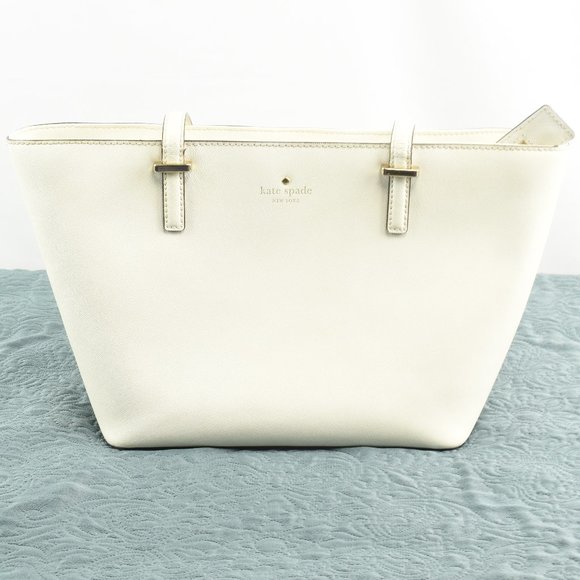 kate spade Bags Kate Spade Large White Purse Zip Handbag Poshmark — free download